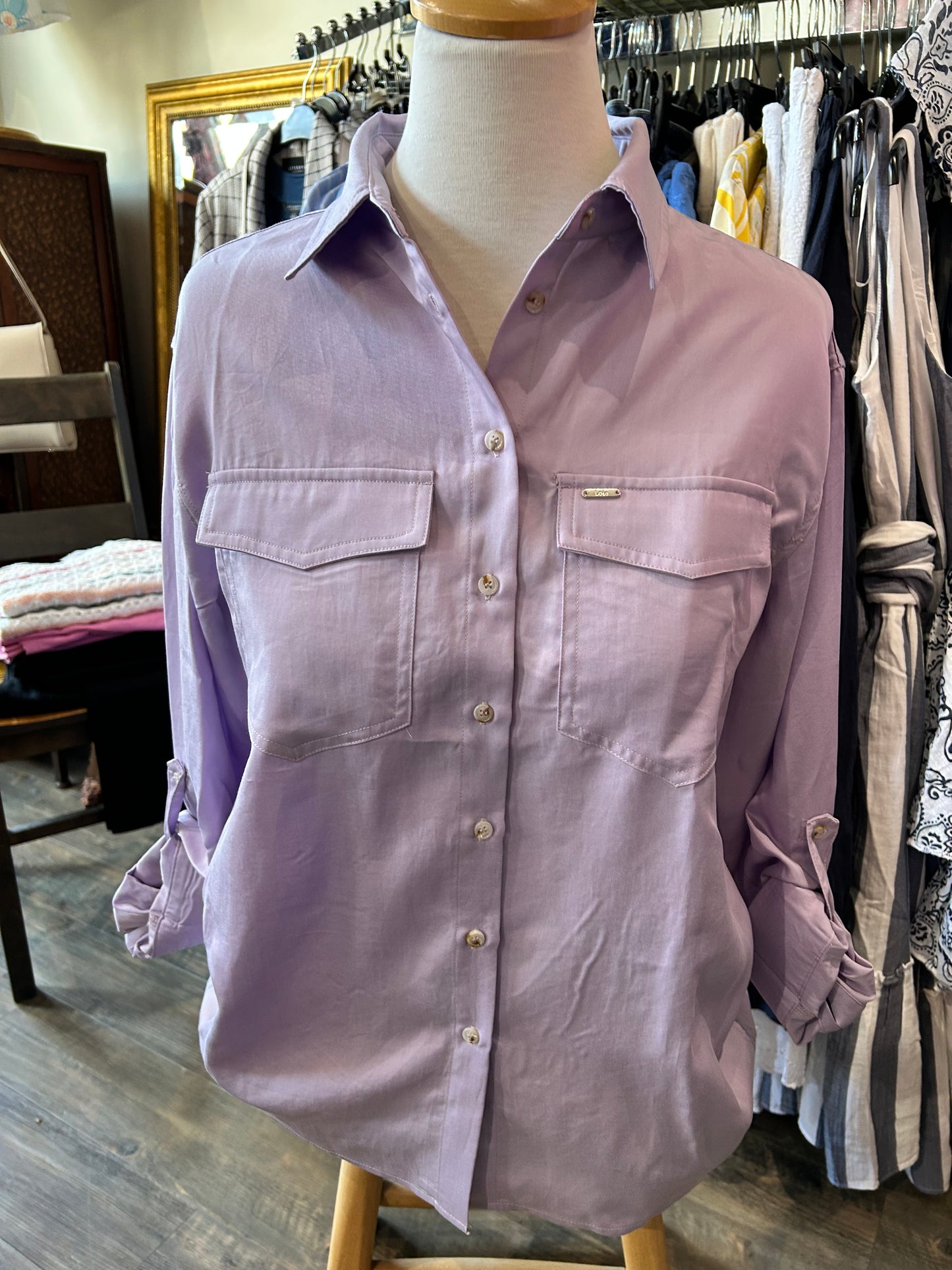 Lois – Rolled Sleeve Shirt