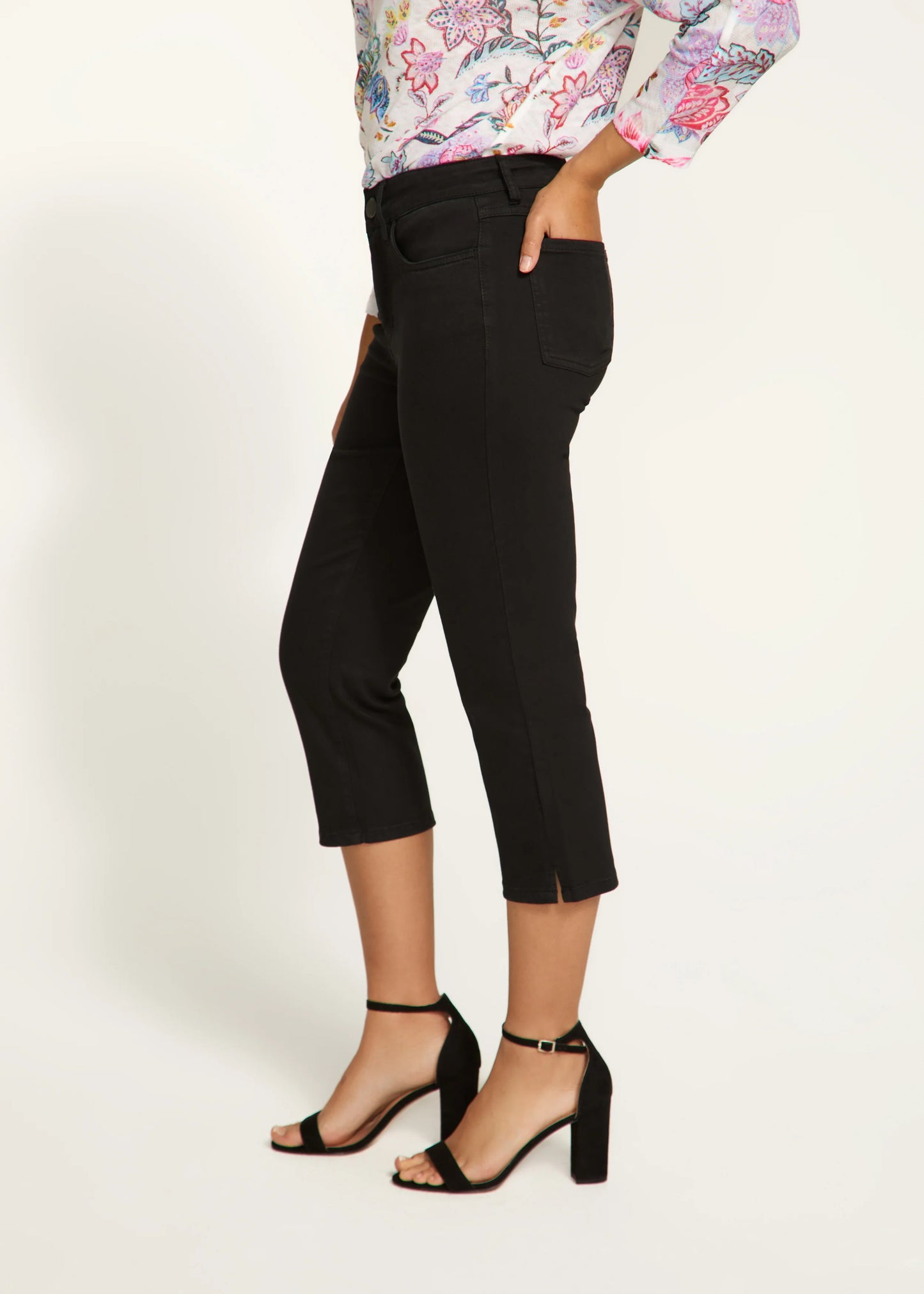 FDJ French Dressing - Olivia Capri Jeans, Black