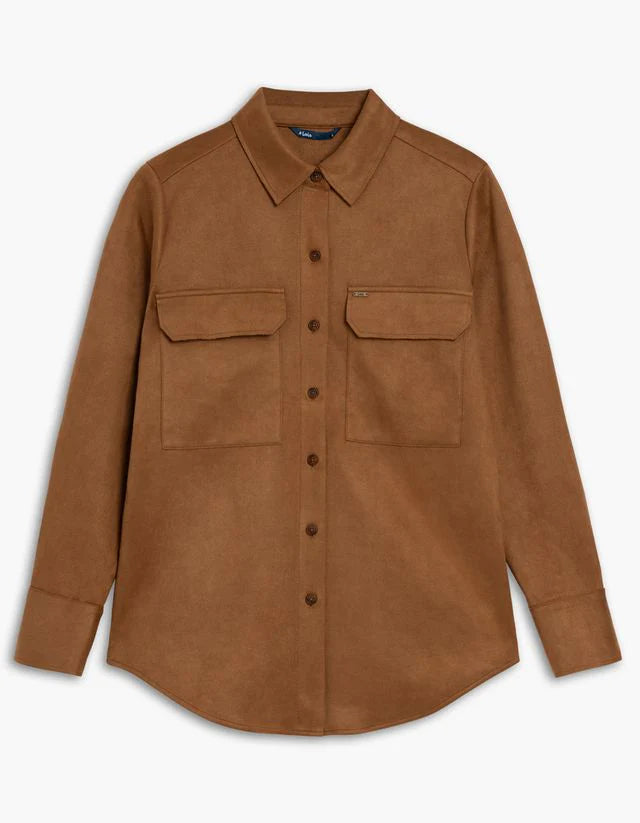 Lois - Shanie Long Sleeve Shirt w/ Chest Flap Pockets