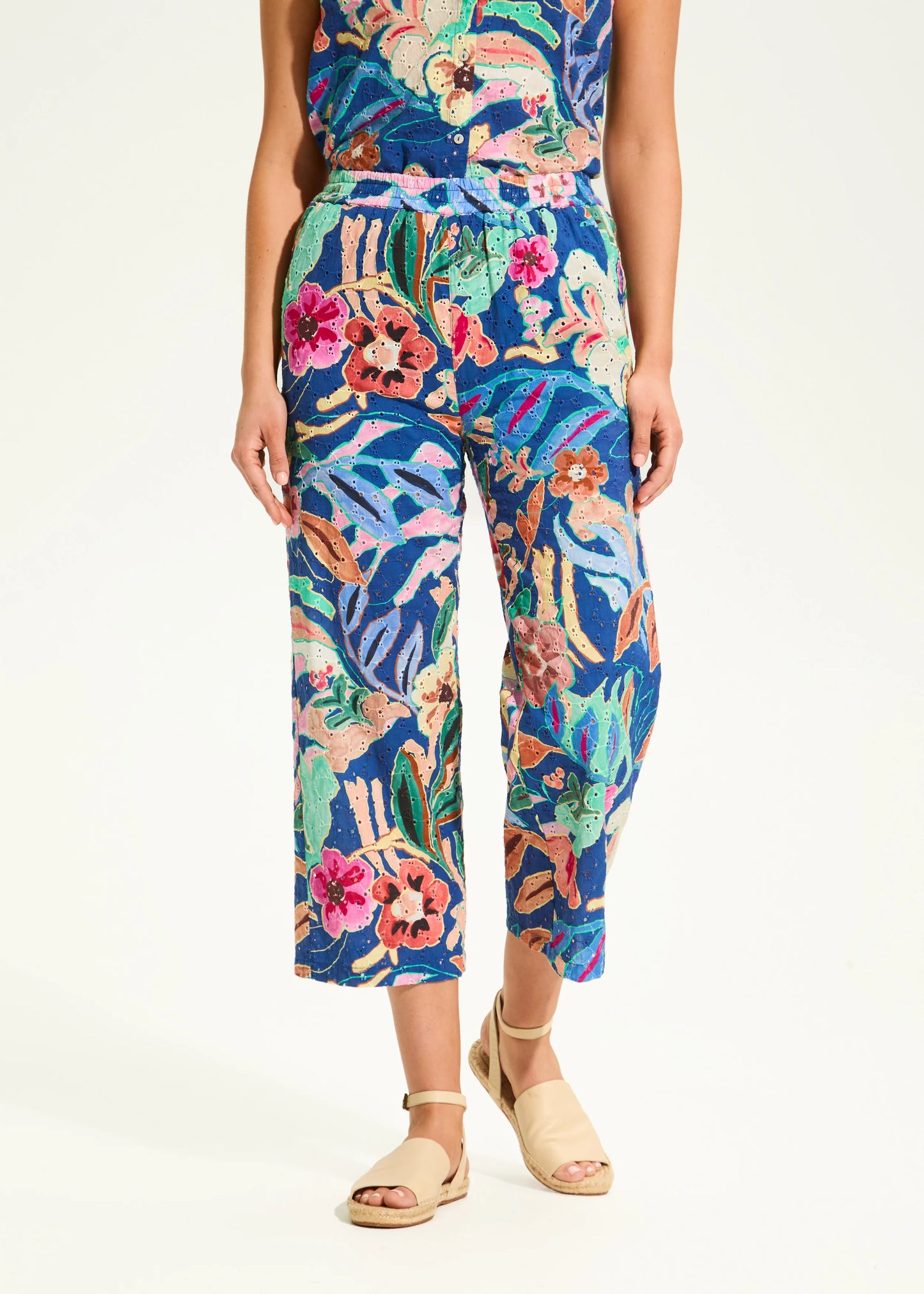 FDJ French Dressing – Cropped Floral Pant