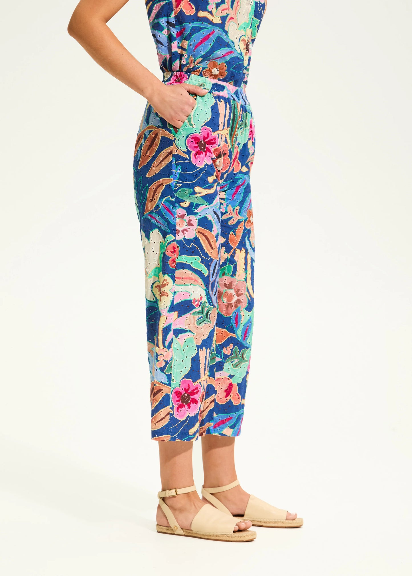 FDJ French Dressing – Cropped Floral Pant