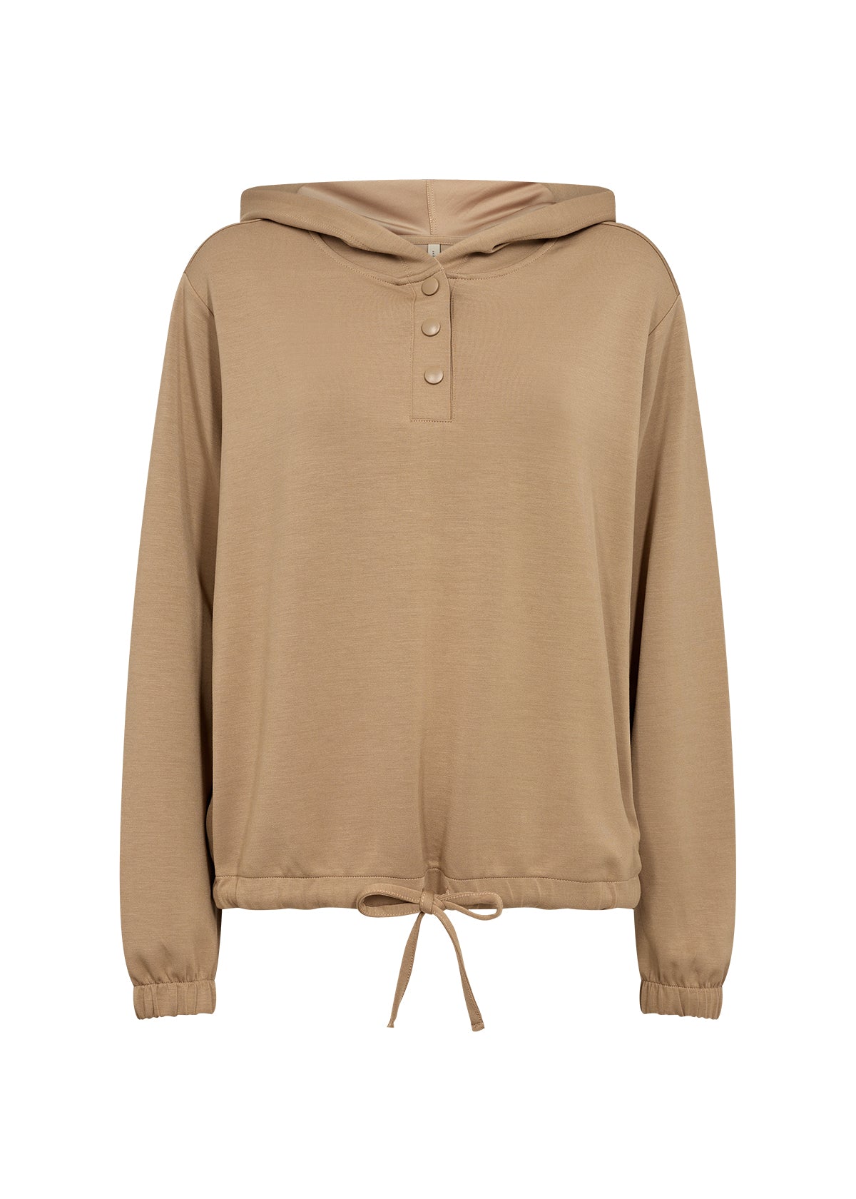 Soya Concept - Banu Hooded Pullover in Brown