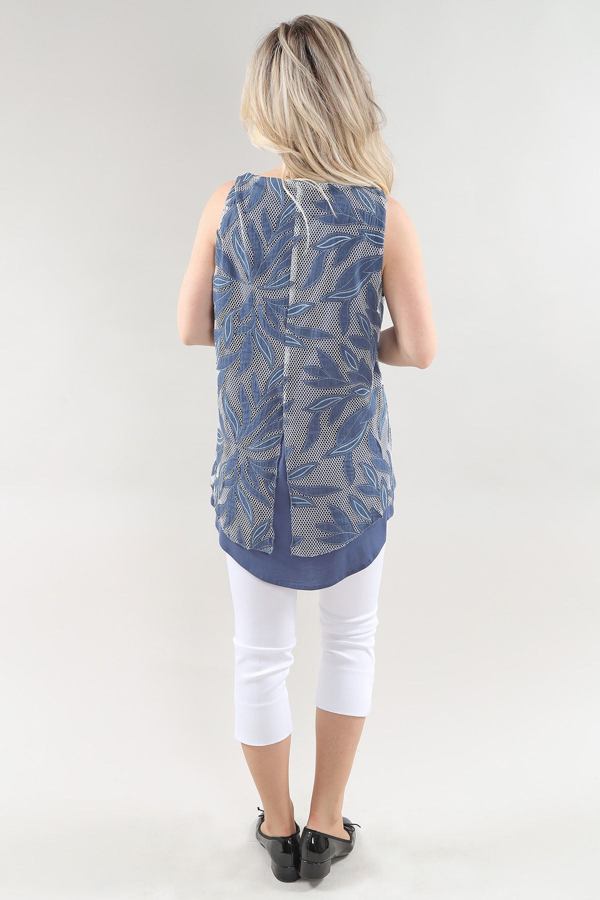 Michael Tyler - Sleeveless Layered Top - Gayle's Fashions