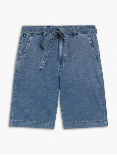 Lois – Erika Bermuda Denim Shorts with Self Belt