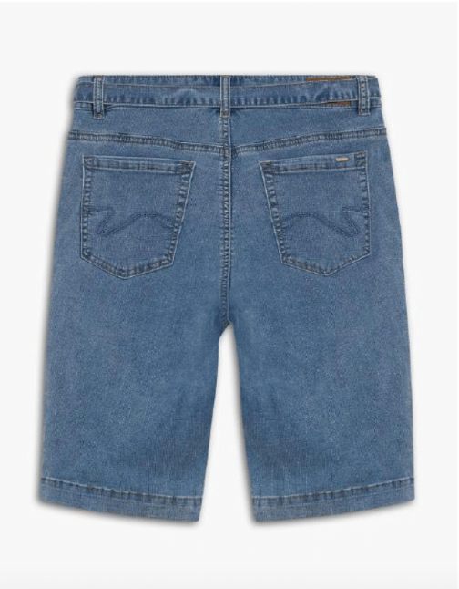 Lois – Erika Bermuda Denim Shorts with Self Belt