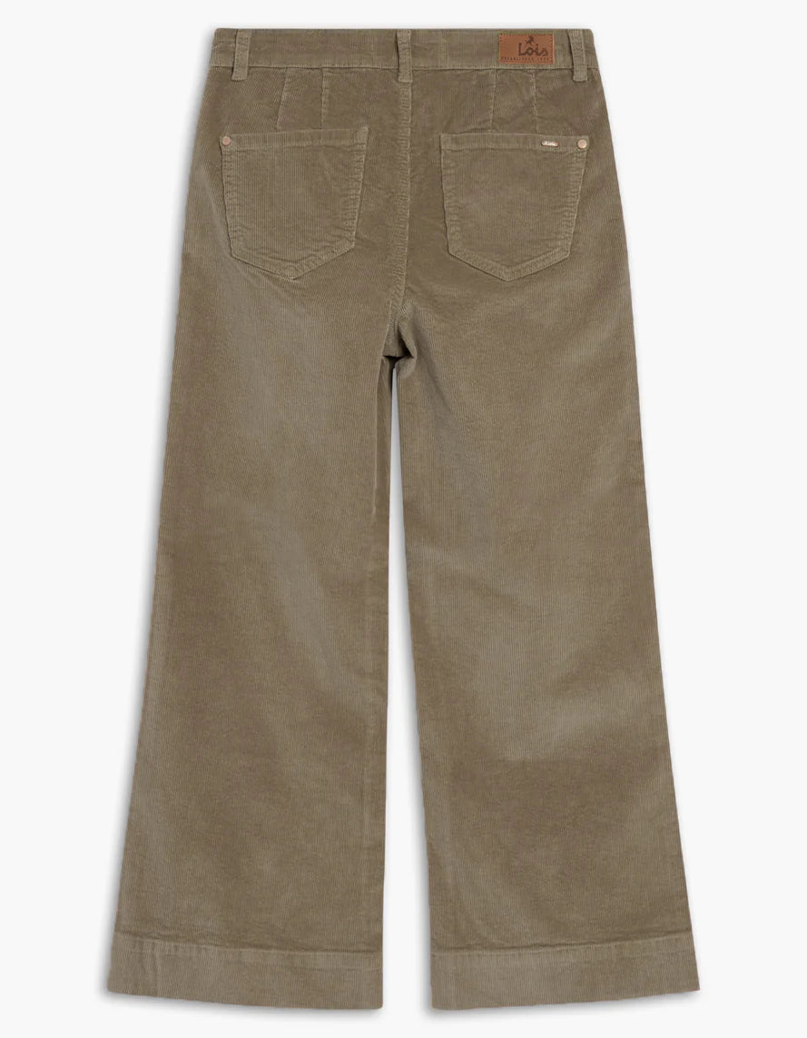Lois - Robbie Corduroy High Waist Flare