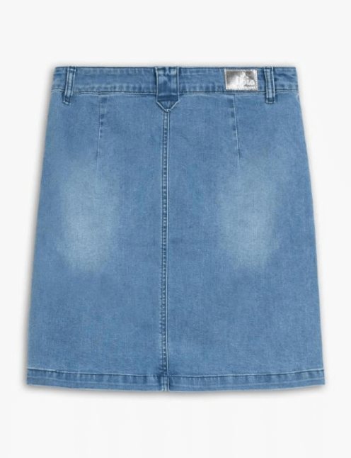 Lois – Denim Skirt in Light Blue Wash