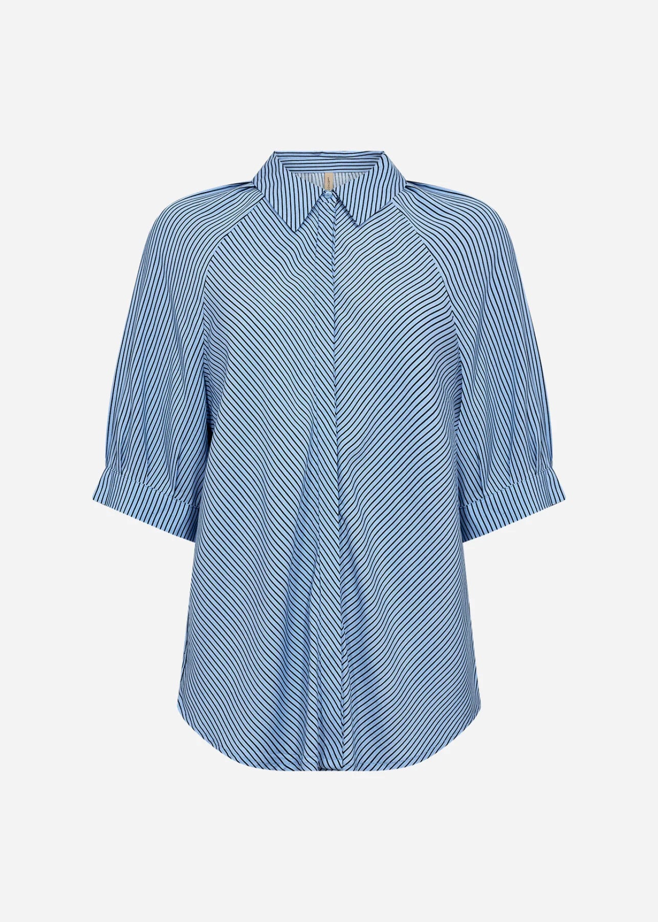 Soya Concept - Palermo 2, Short Sleeve Button-Up Blouse
