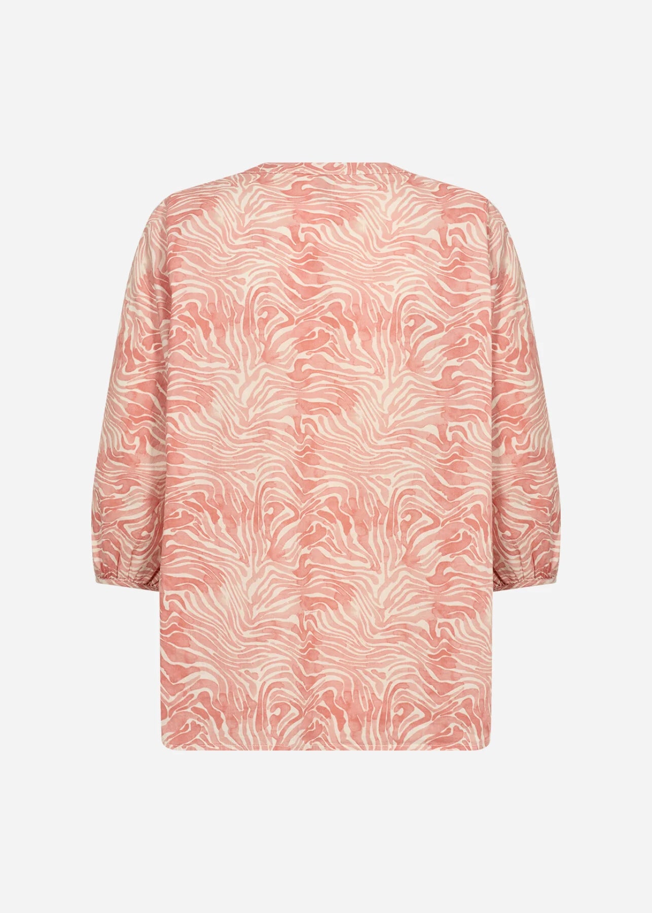 Soya Concept - Peggy 2, Button-Up 3/4 Sleeve Tunic Shirt