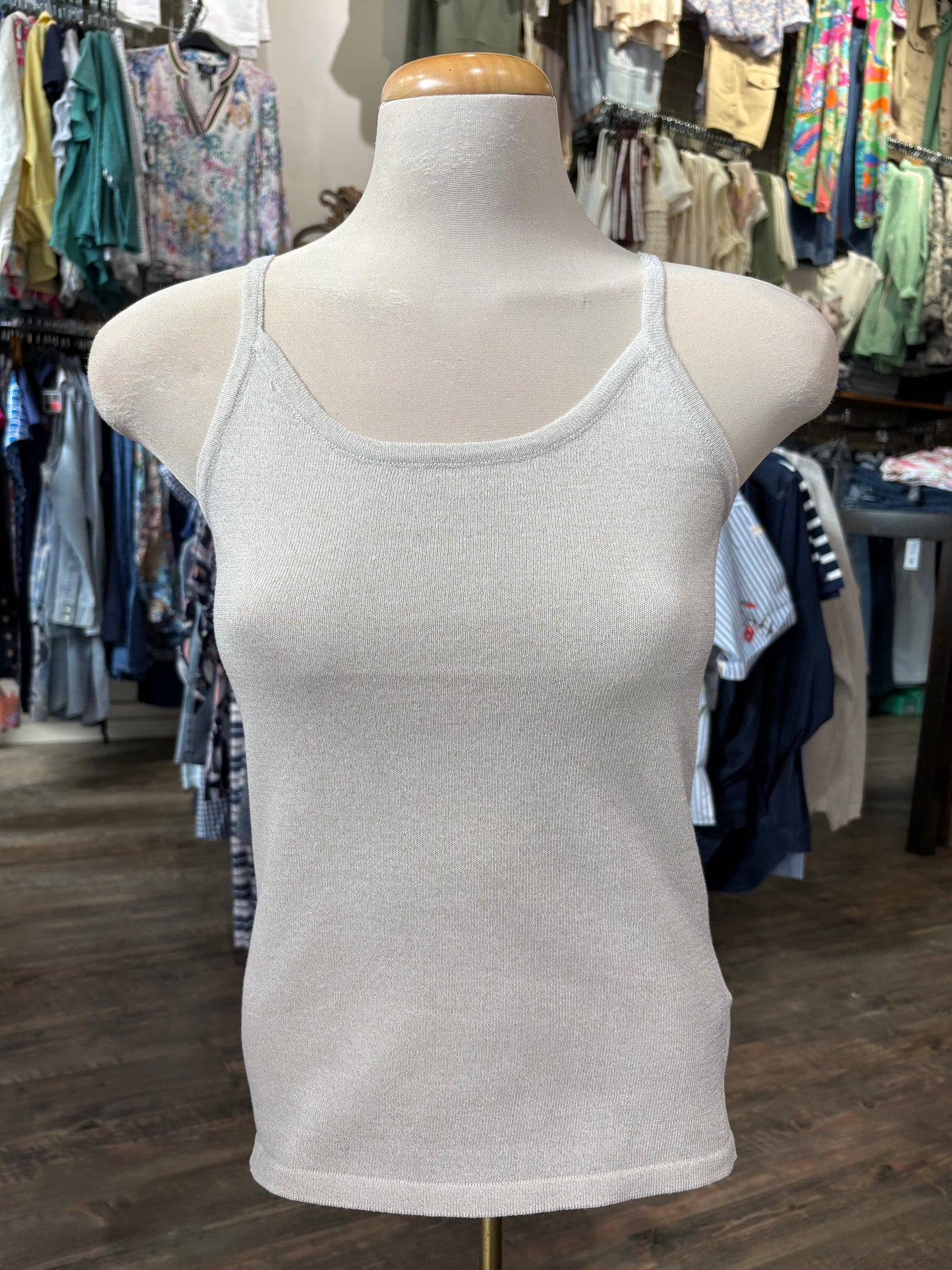 Orly – Tank and Knit Sweater Set (Sand) - Gayle's Fashions