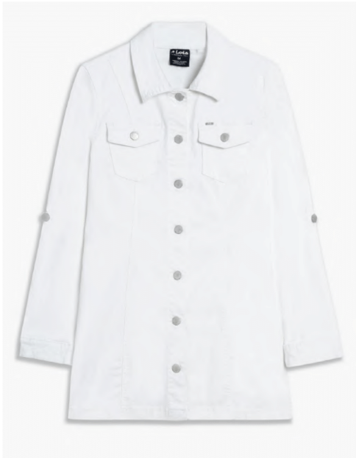Lois – Anna Long Sleeve Roll-Up Jean Jacket