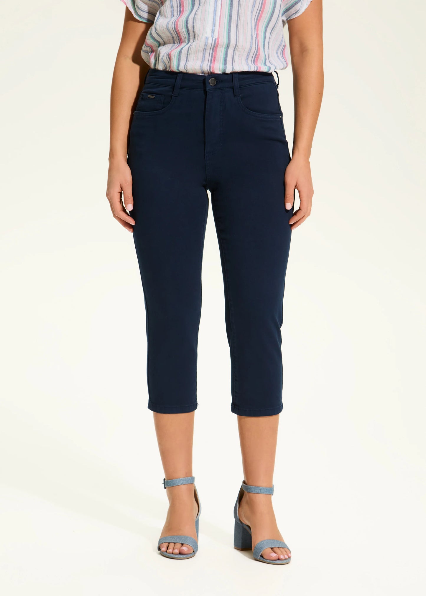 FDJ French Dressing – Suzanne Capri, High Rise (Navy)