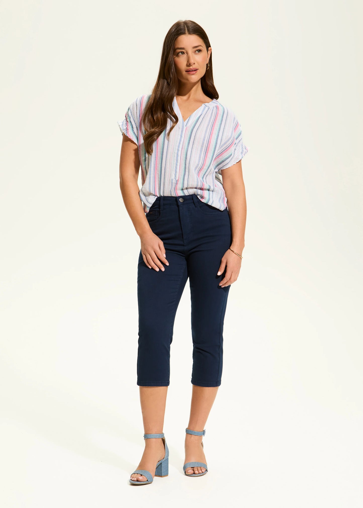 FDJ French Dressing – Suzanne Capri, High Rise (Navy)
