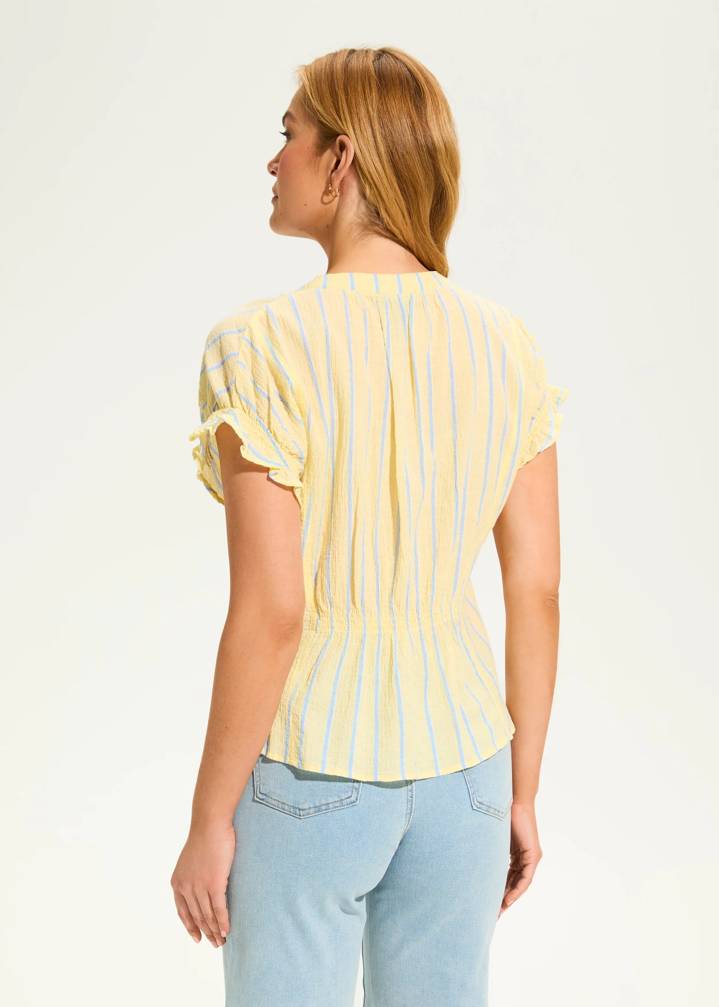 FDJ French Dressing - Short Sleeve Stripe Top