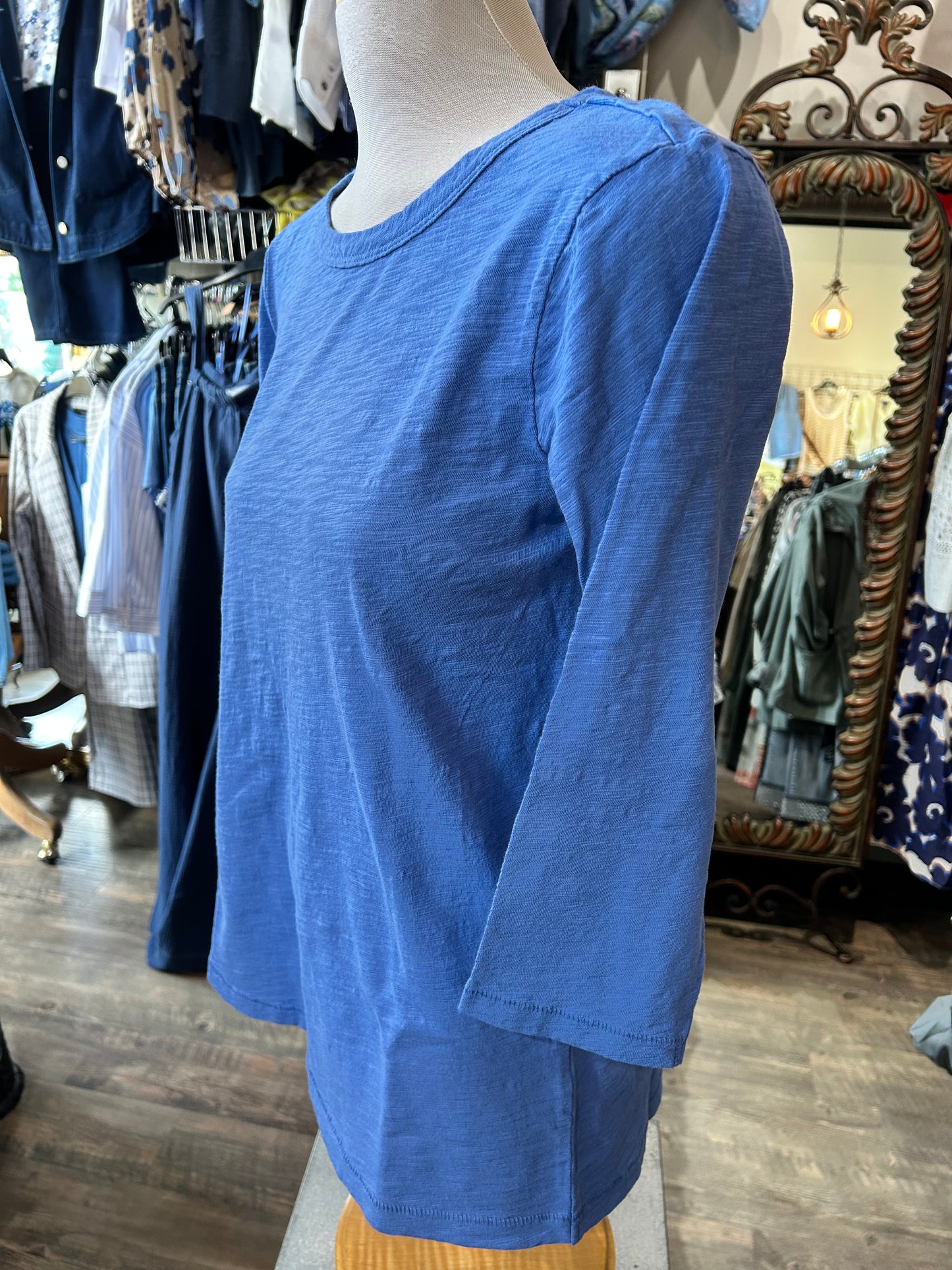Mododoc – 3/4 Sleeve Tee in 'Blue Dream'