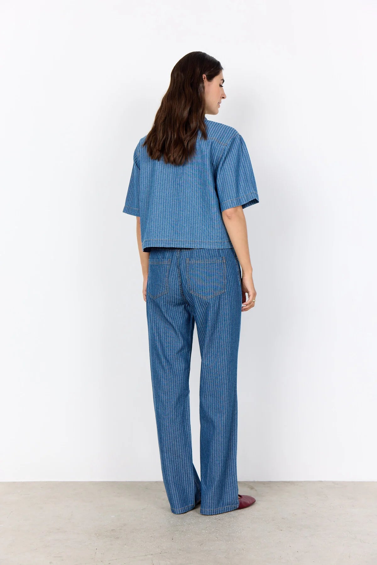 Soya Concept - CAISHO 1 Shirt (Blue Denim) - Gayle's Fashions