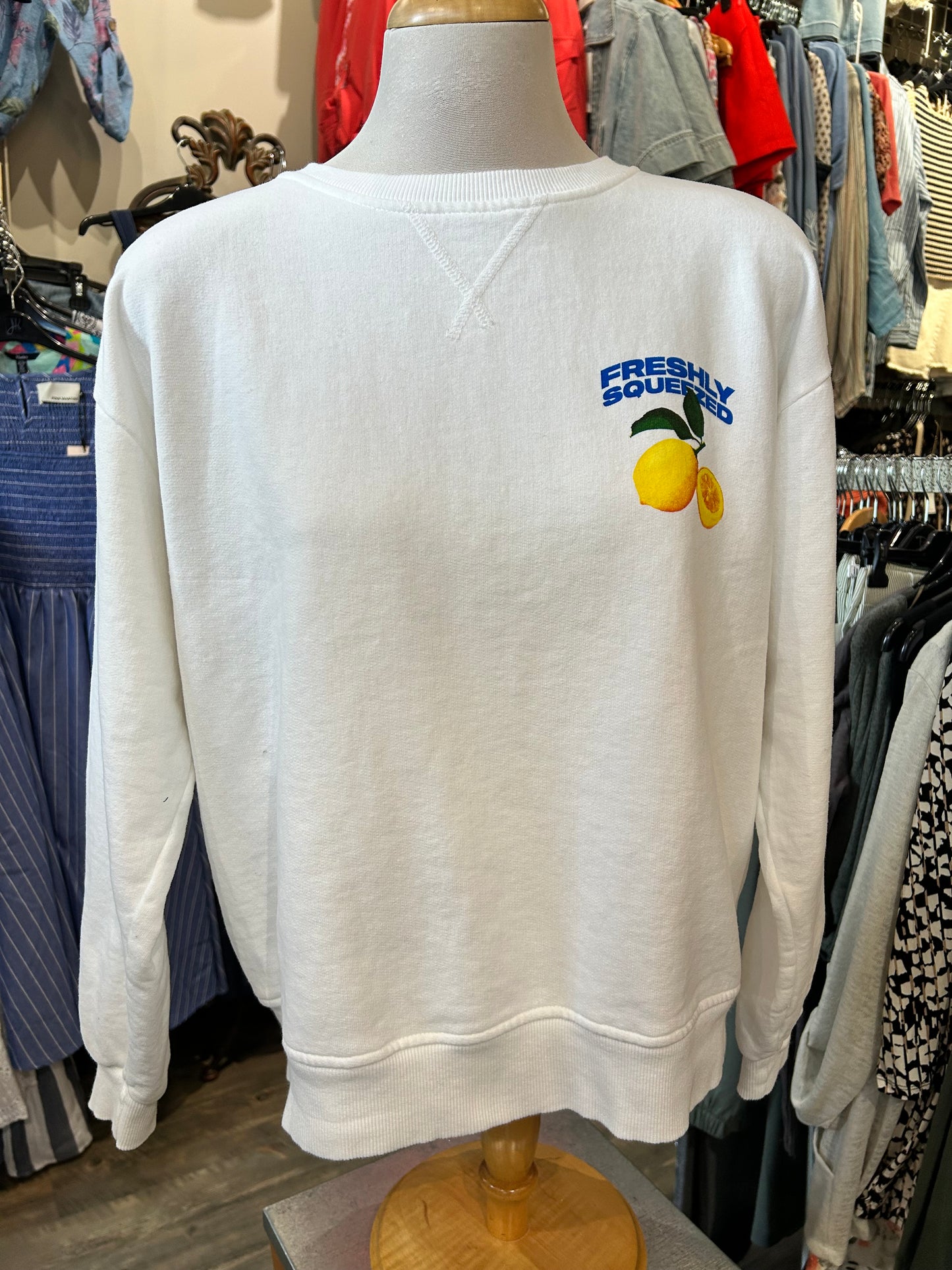 Jessica Laura – Freshly Squeezed Graphic Sweatshirt
