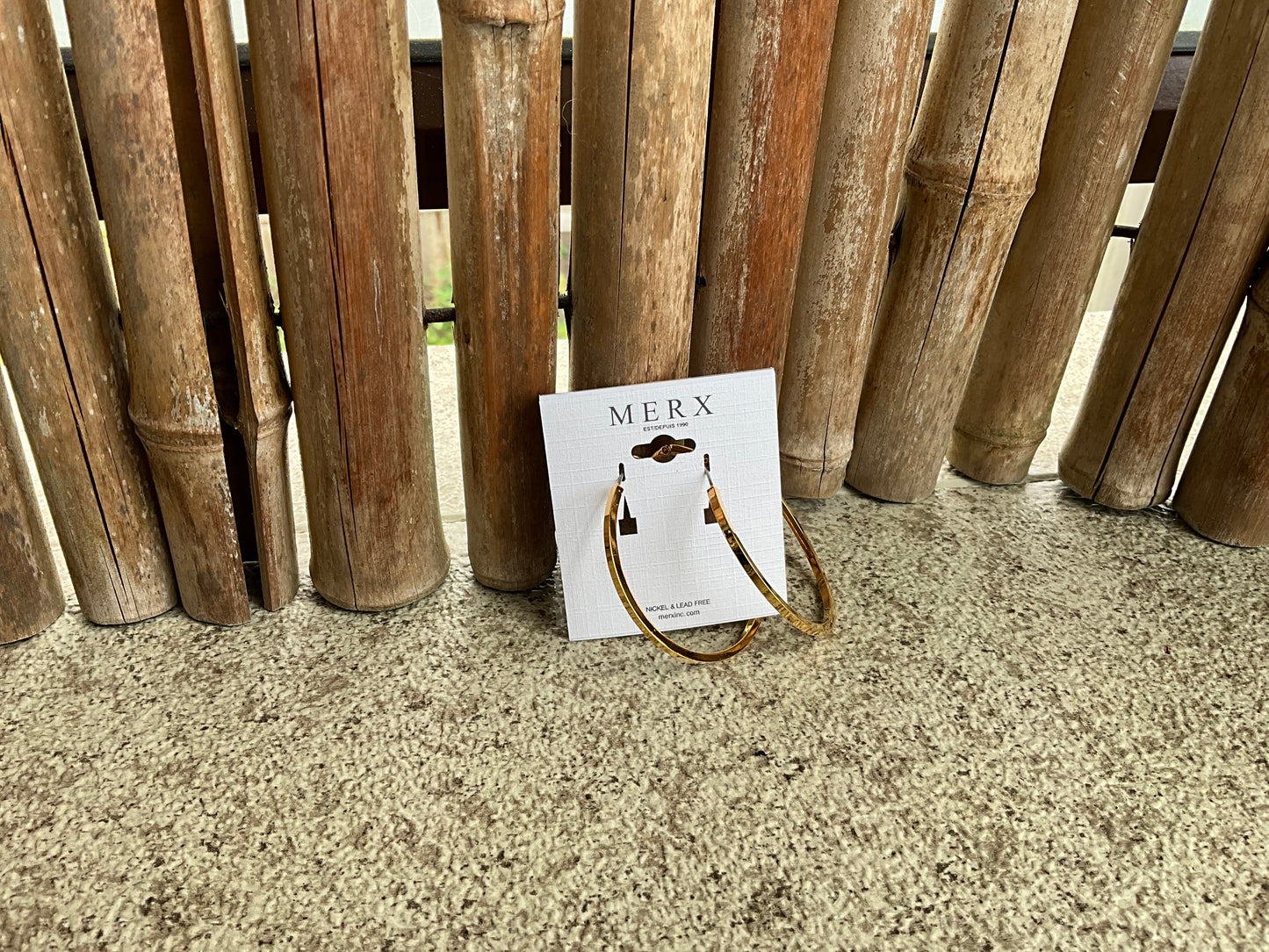 MERX - Flat Edge Hoop Earrings – 2 Inch
