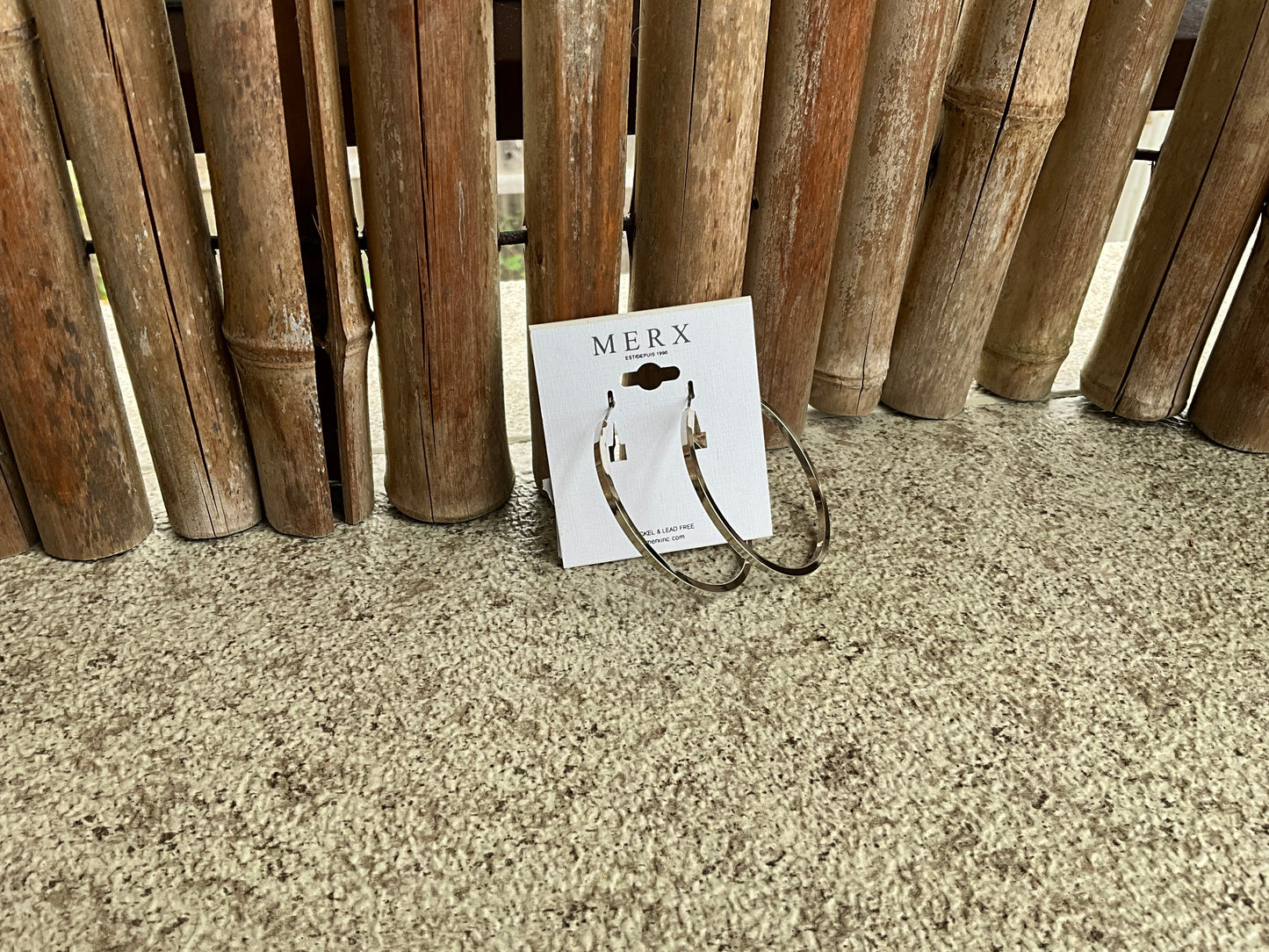 MERX - Flat Edge Hoop Earrings – 2 Inch