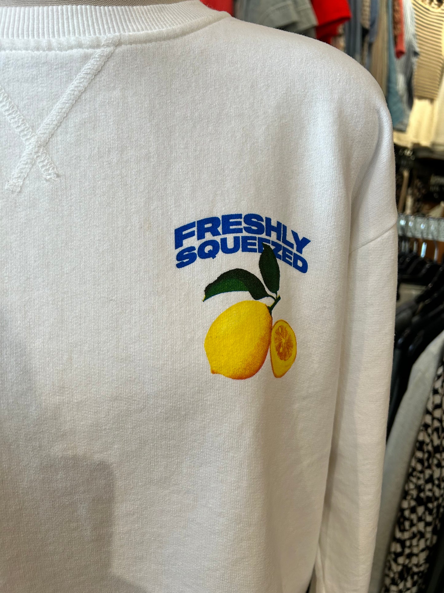 Jessica Laura – Freshly Squeezed Graphic Sweatshirt