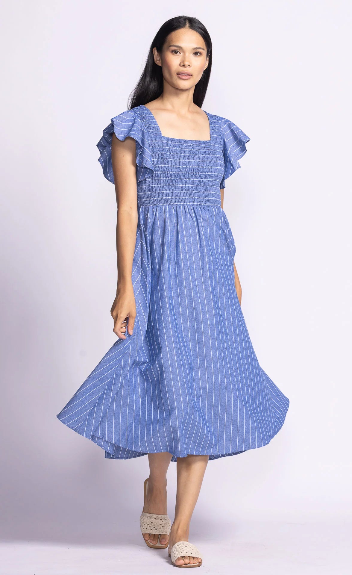 Pink Martini - Camille Dress in Blue