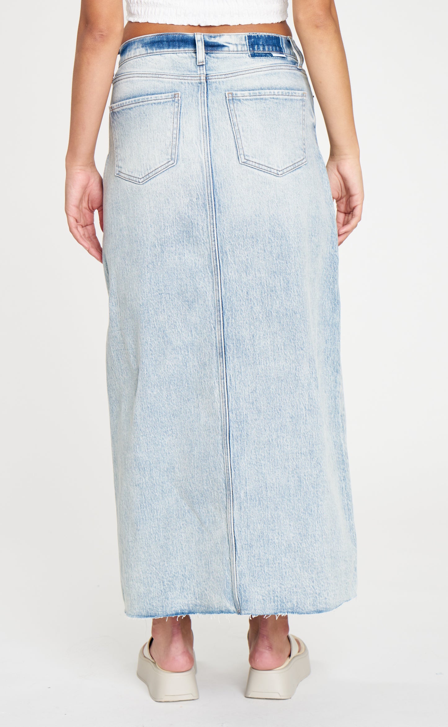 Daze - Jupe longue en jean