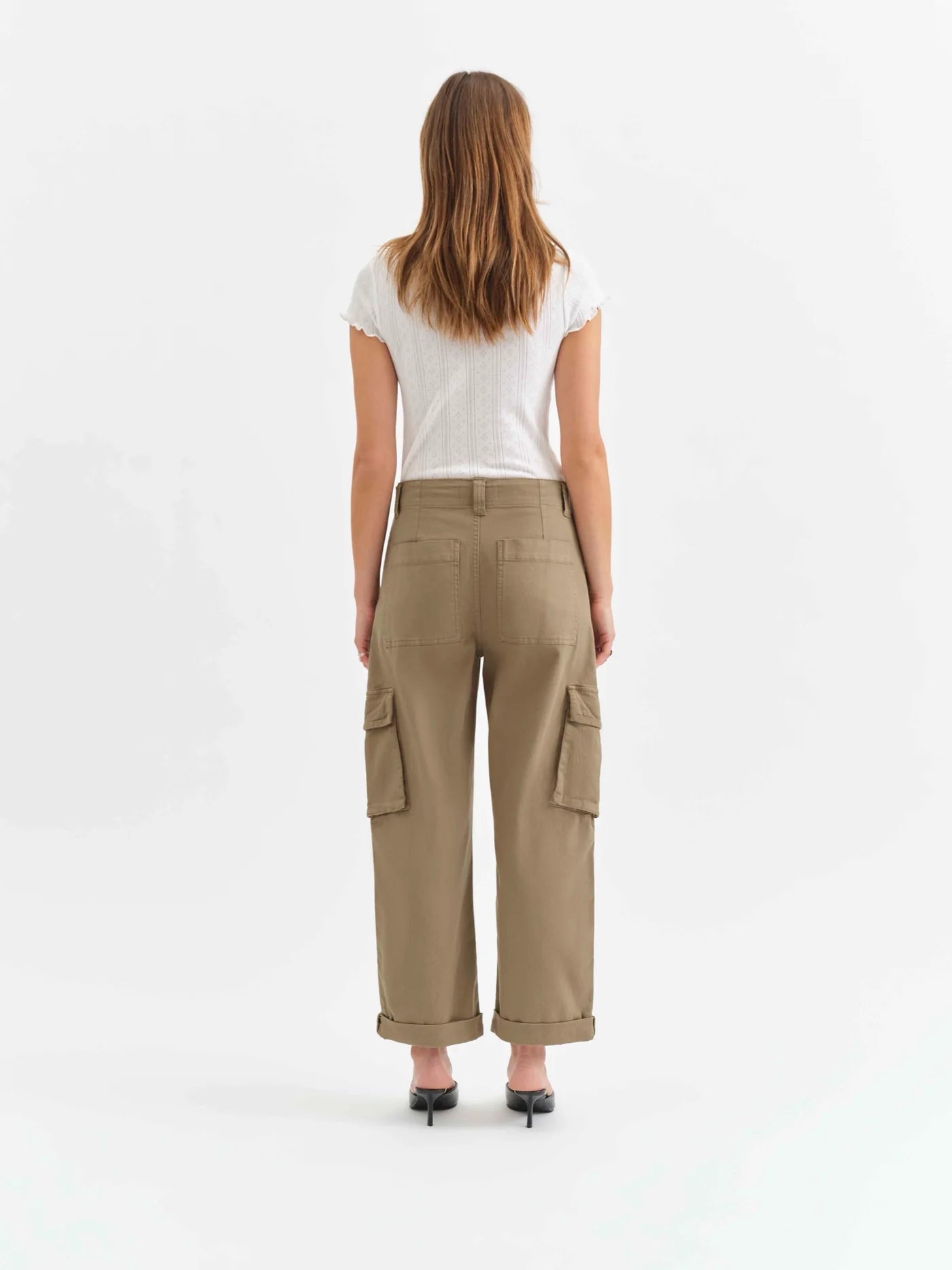 Daze - The Squad Curved Leg Cargo Pant in Thicket