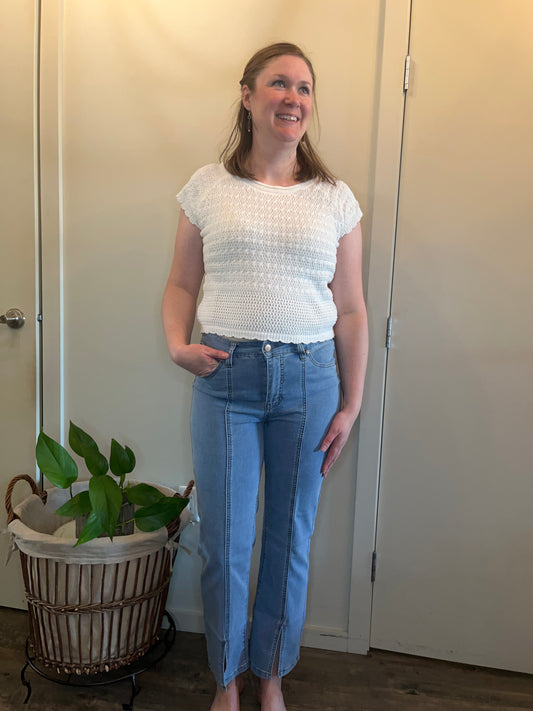 Lois - Pantalon large taille haute