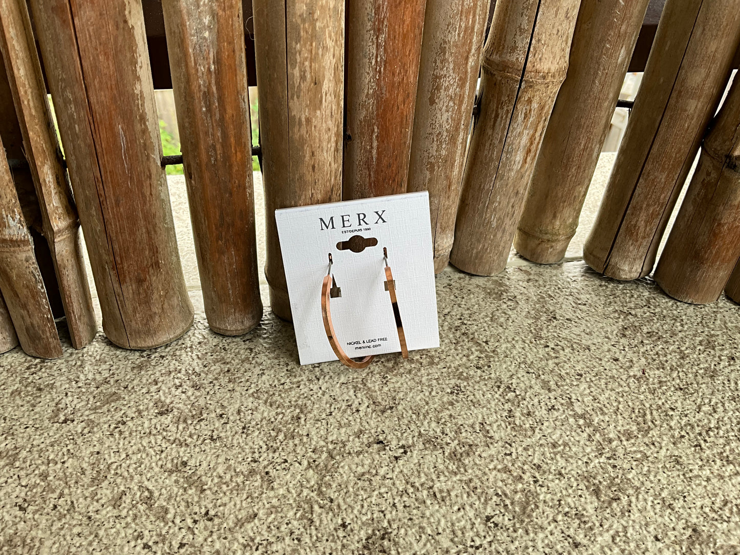 MERX - Flat Edge Hoop Earrings – 1.5 Inch