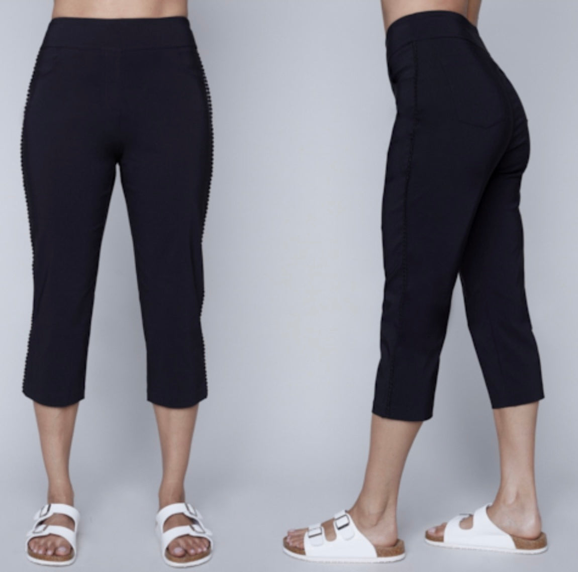 Carré Noir Pull-On Capri Pant - Gayle's Fashions