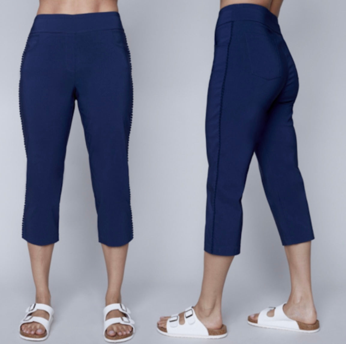 Carré Noir Pull-On Capri Pant - Gayle's Fashions