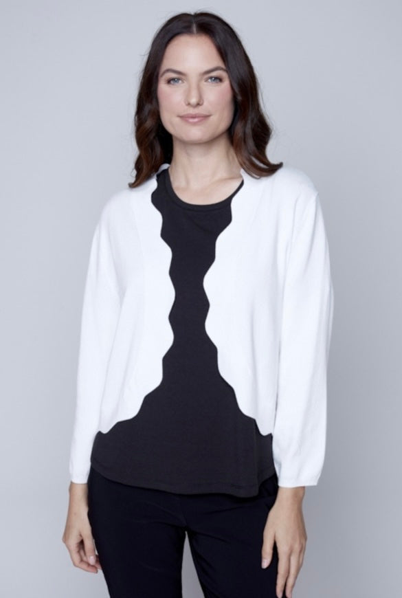 Carré Noir Bolero Sweater - Gayle's Fashions