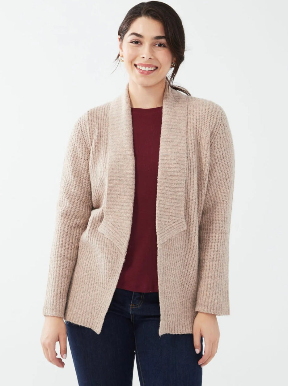 FDJ - cosy open front cardigan - Gayle's Fashions