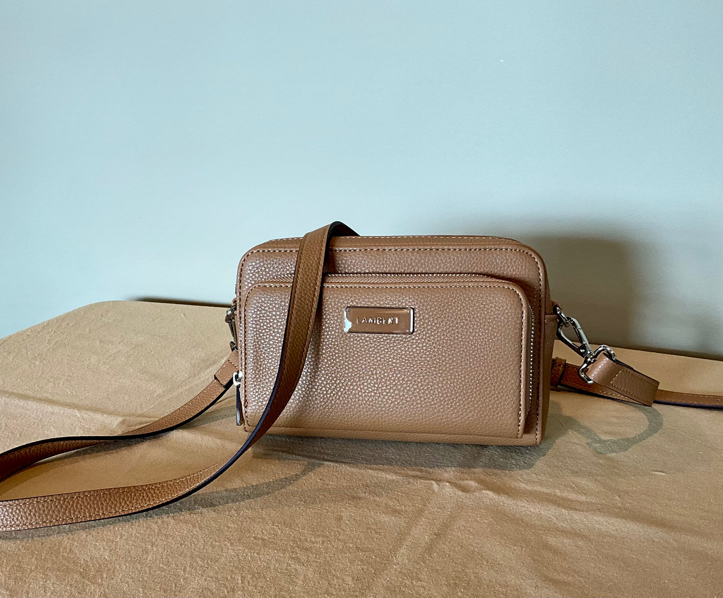 Lambert - 'The Ana' - 3-in-1 Black Vegan Leather Handbag