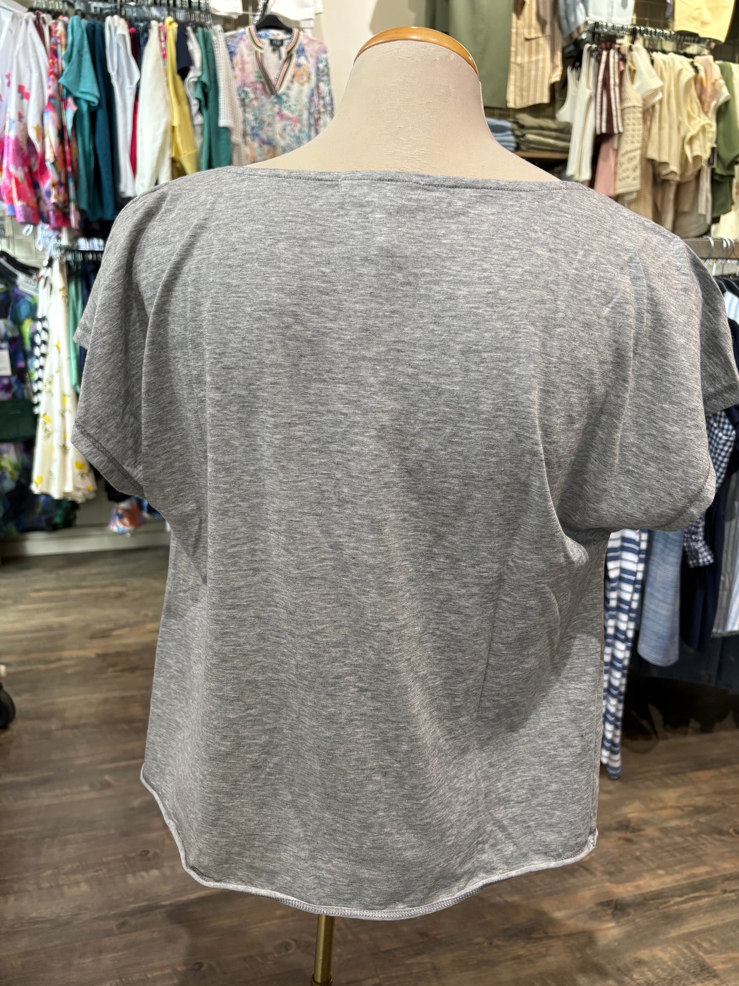 Mododoc – Open Cowl Neck Crop Top