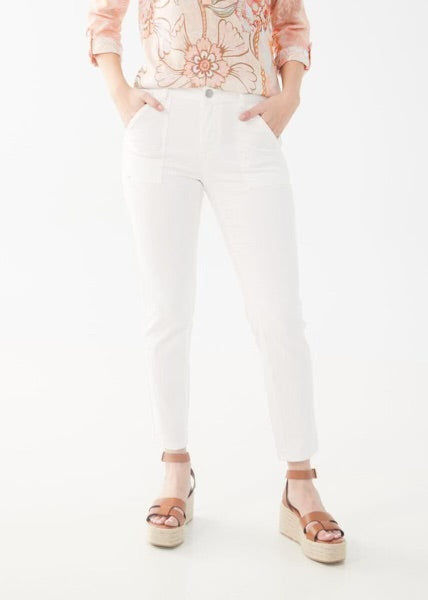 FDJ French Dressing - Olivia Pencil Jean in White - Gayle's Fashions