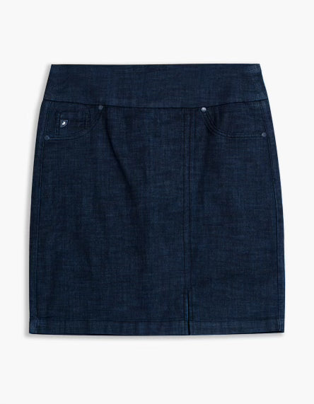 Lois - Pull On Denim Skirt