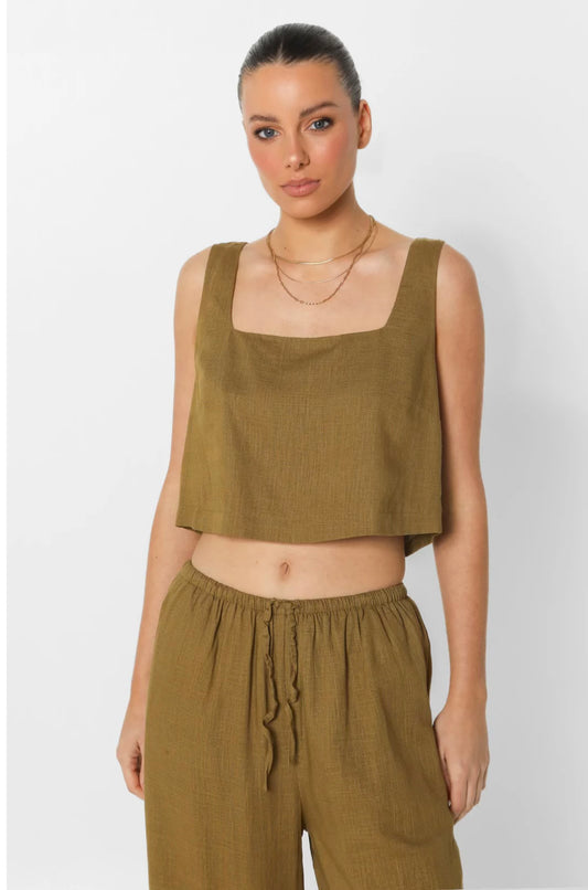 Lost in Lunar - Square Neck Top