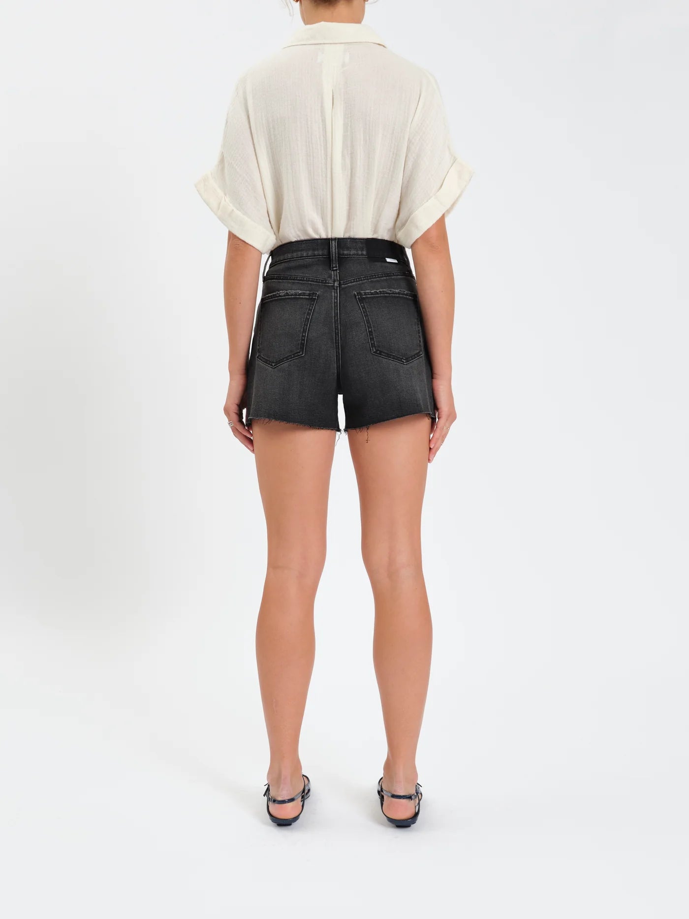 Daze - The Knockout High Rise Short in Night Life Vintage