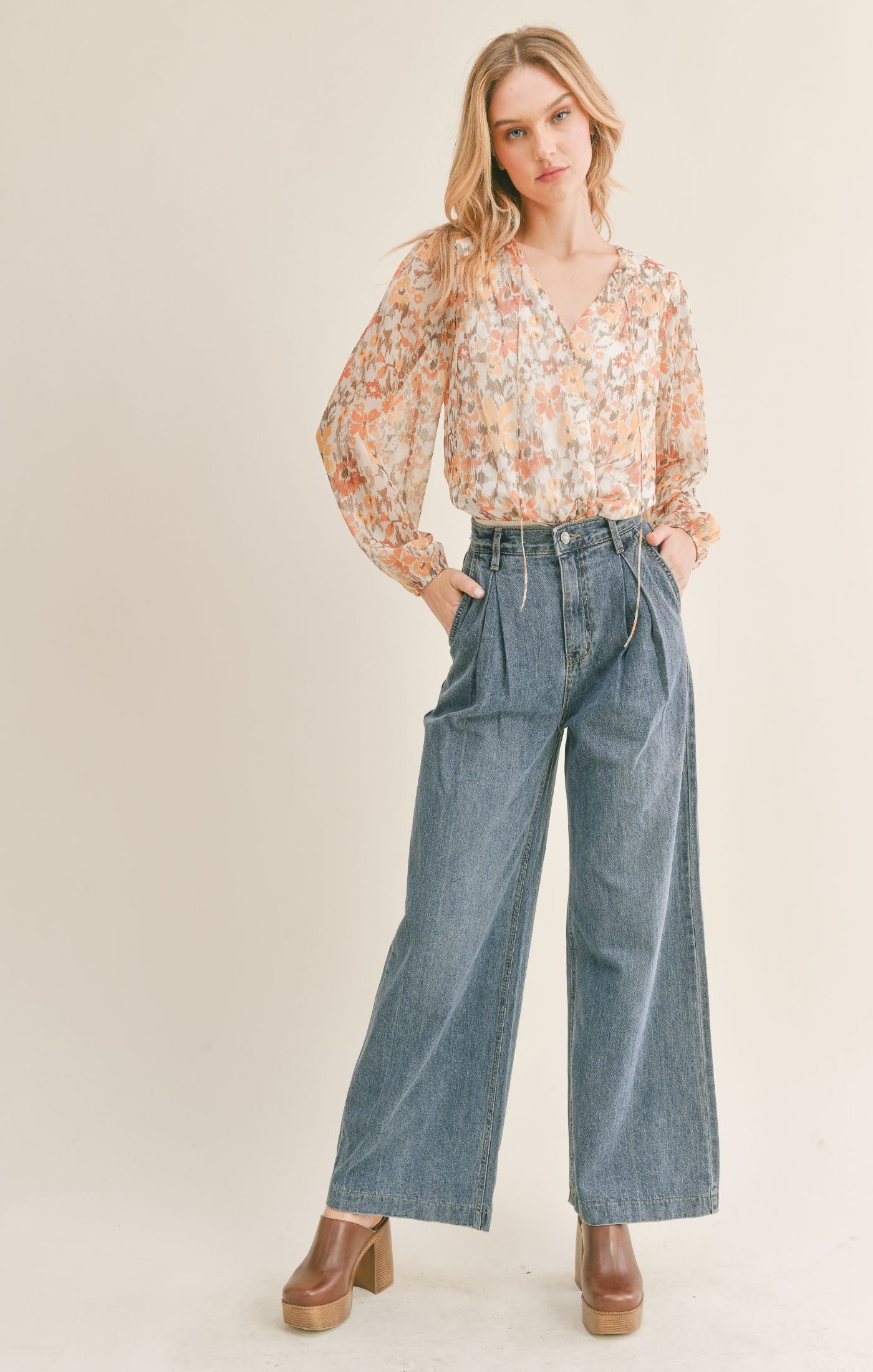 Sage the Label - Floral Bodysuit - Gayle's Fashions