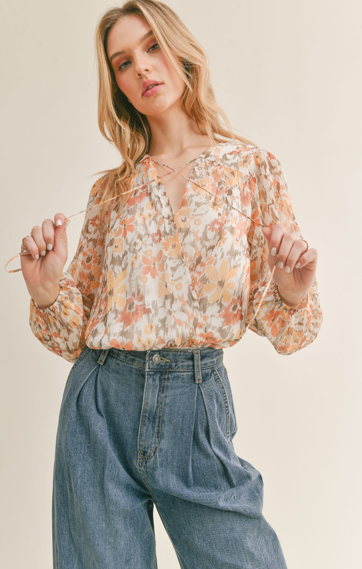 Sage the Label - Floral Bodysuit - Gayle's Fashions