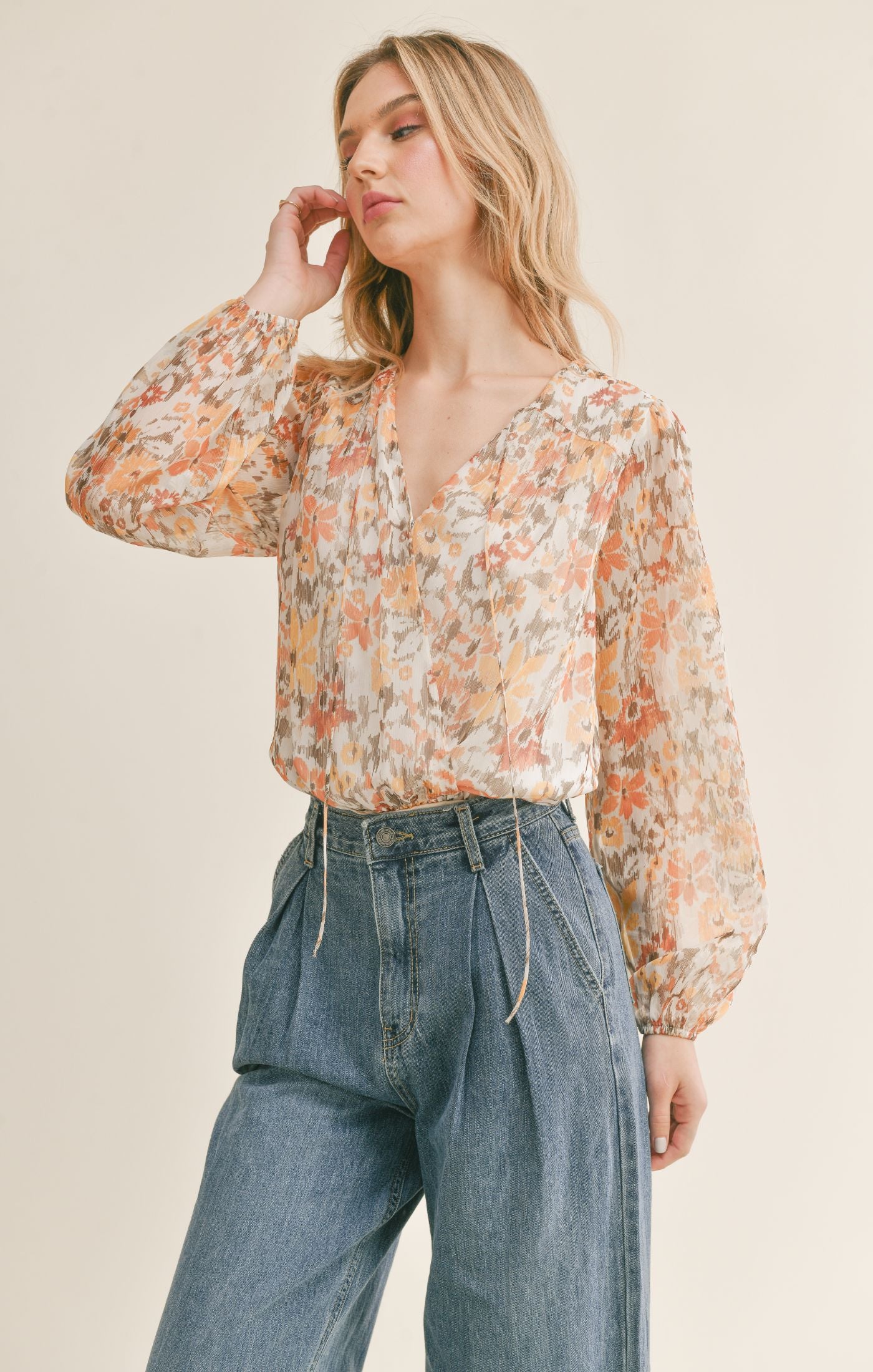 Sage the Label - Floral Bodysuit - Gayle's Fashions