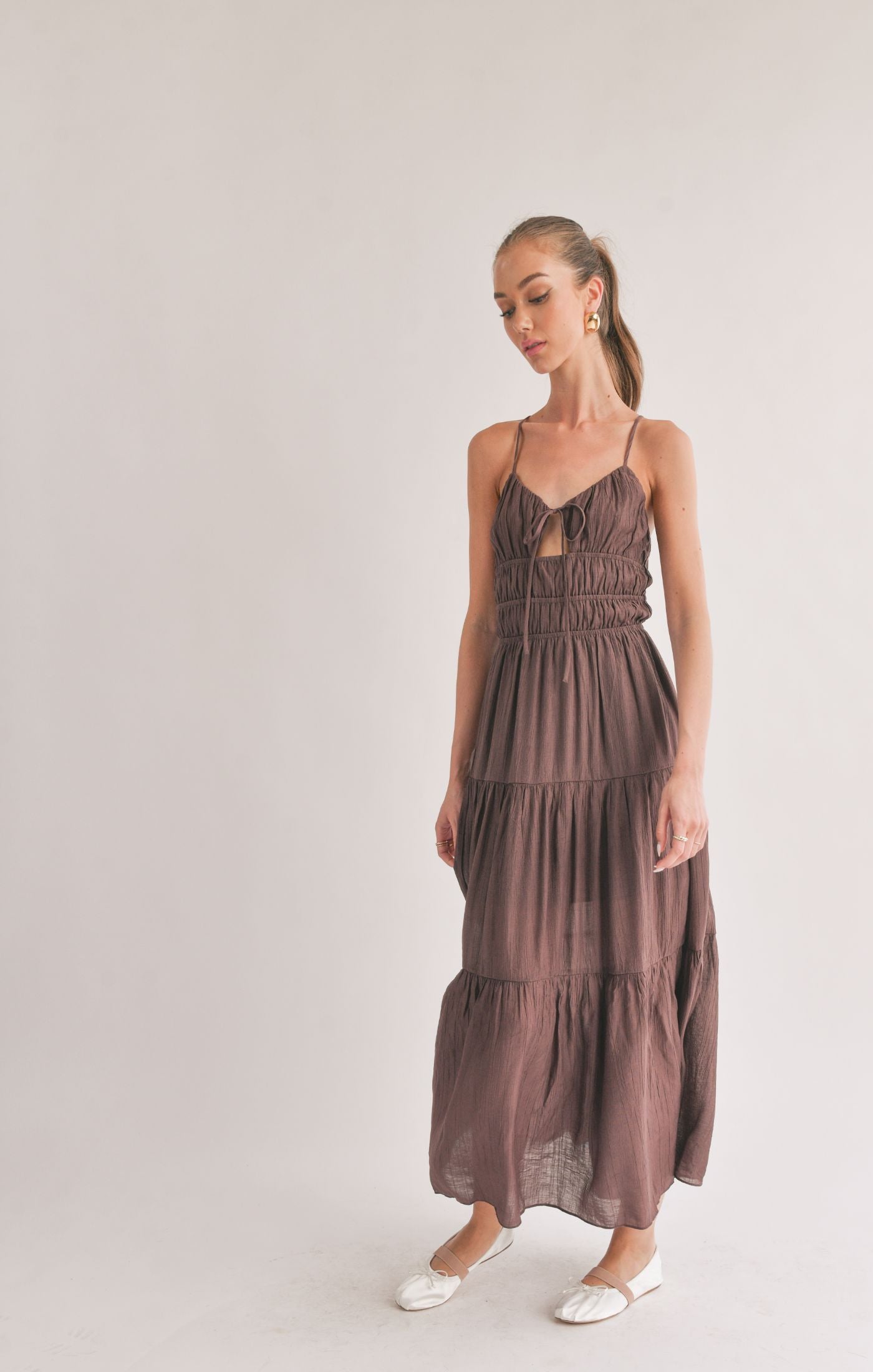 Sage the Label - Light a Fire Tiered Maxi Dress - Gayle's Fashions
