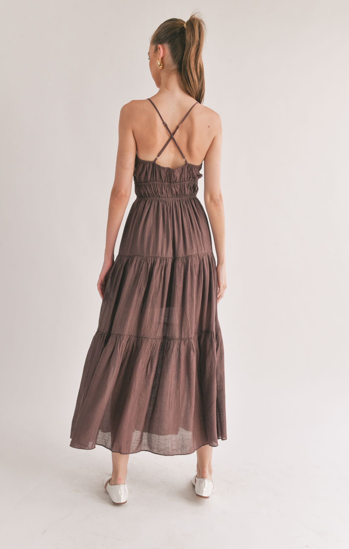 Sage the Label - Light a Fire Tiered Maxi Dress - Gayle's Fashions