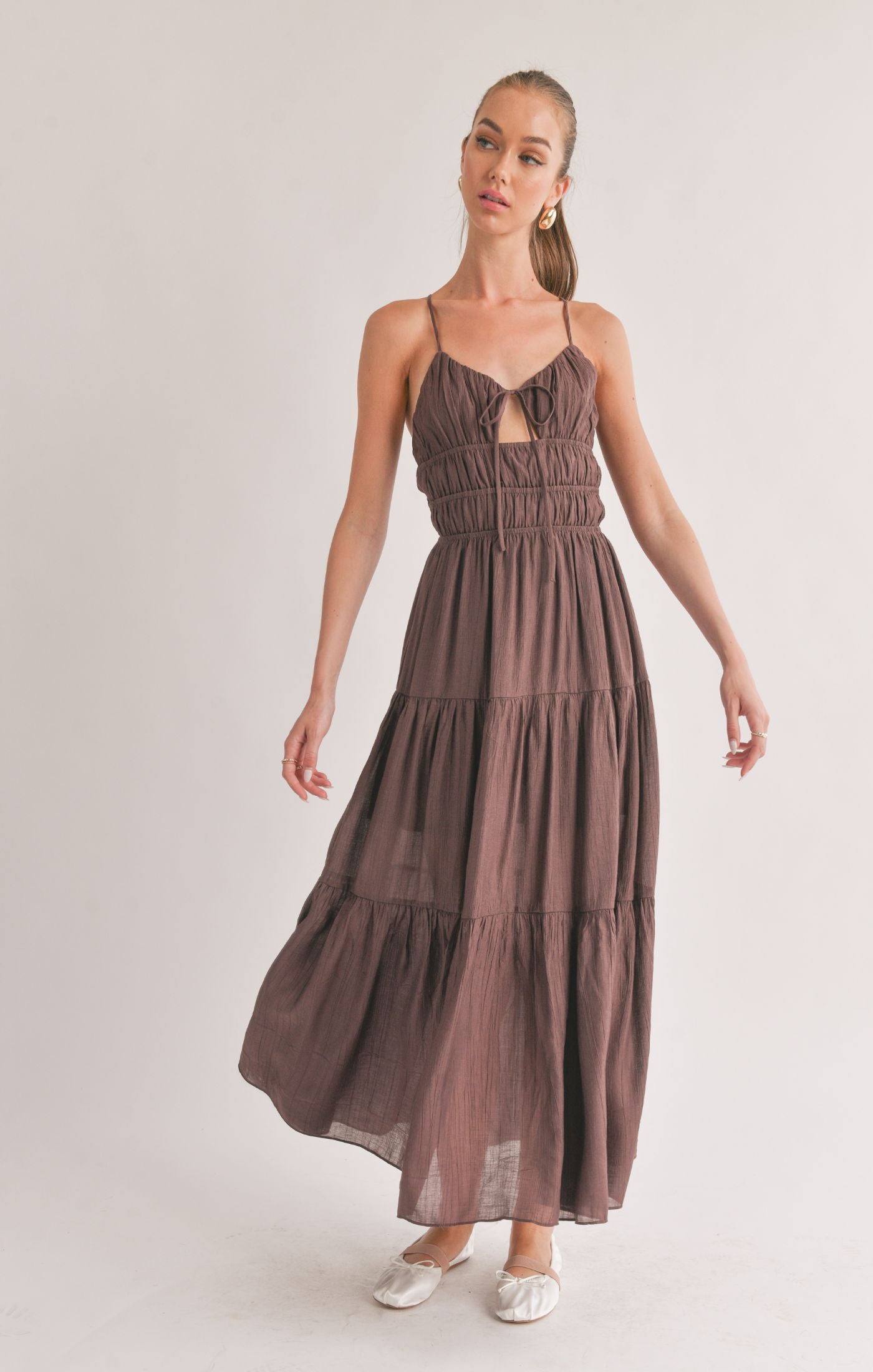 Sage the Label - Light a Fire Tiered Maxi Dress - Gayle's Fashions