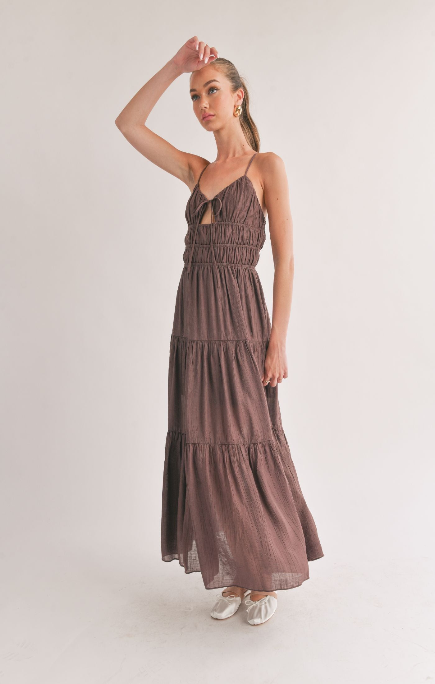 Sage the Label - Light a Fire Tiered Maxi Dress - Gayle's Fashions