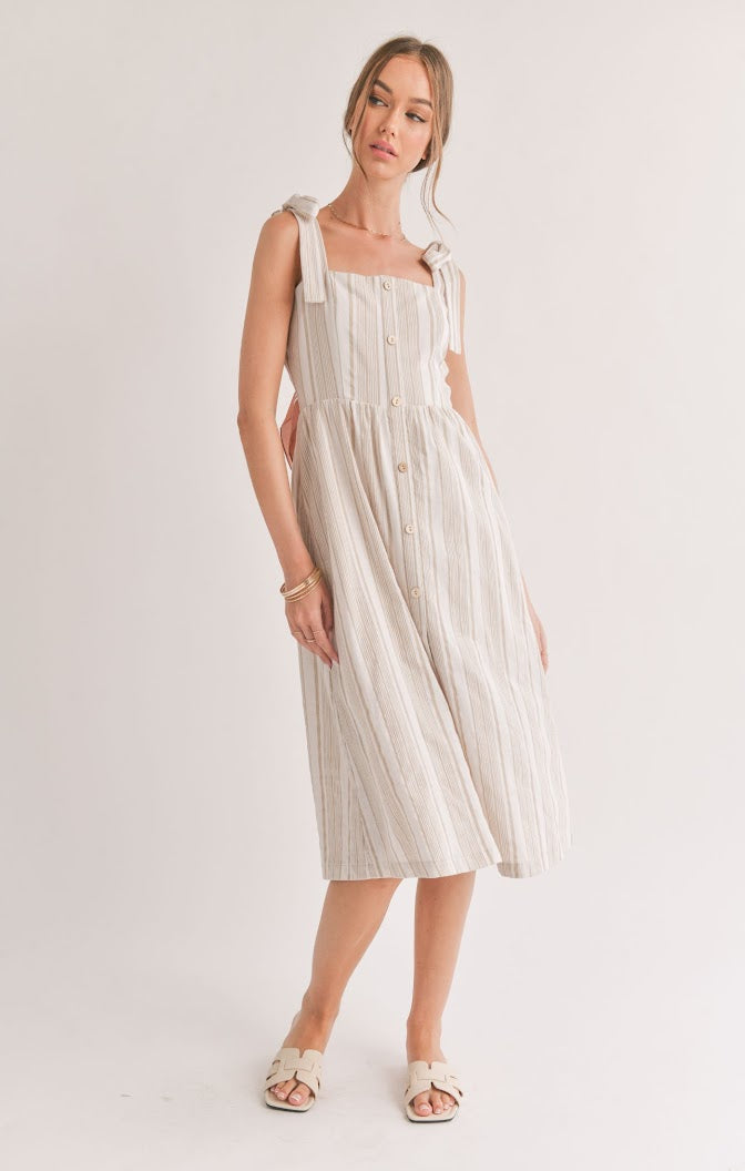 Sage the Label - Harmonize Midi Dress with Pockets - Gayle's Fashions