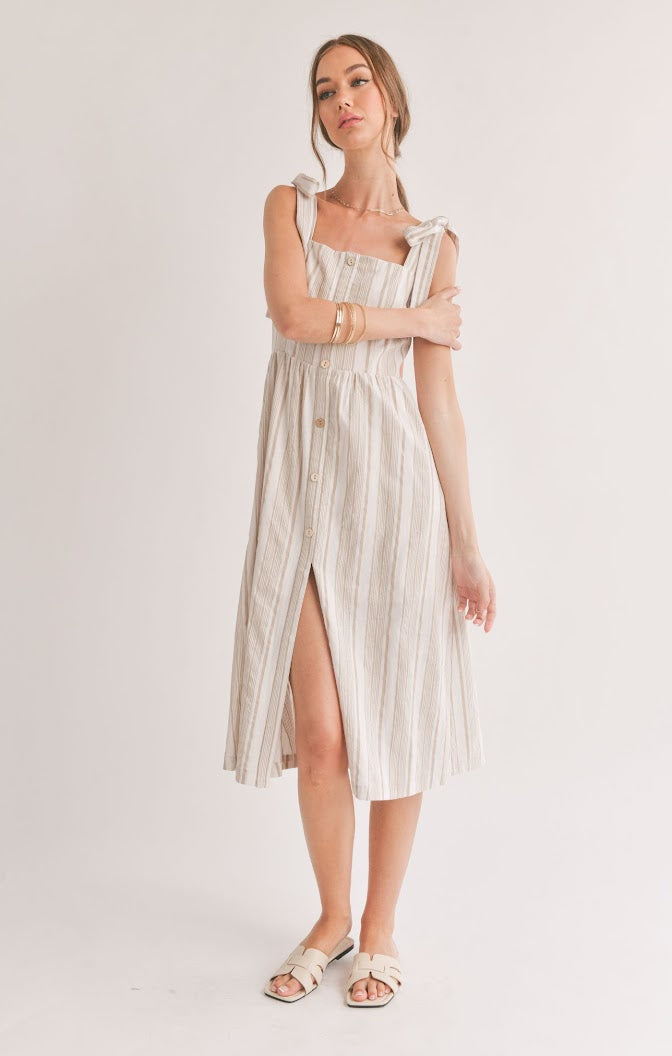 Sage the Label - Harmonize Midi Dress with Pockets - Gayle's Fashions