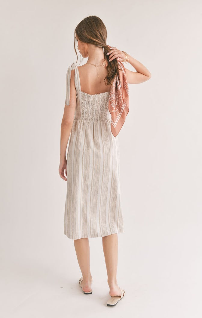 Sage the Label - Harmonize Midi Dress with Pockets - Gayle's Fashions
