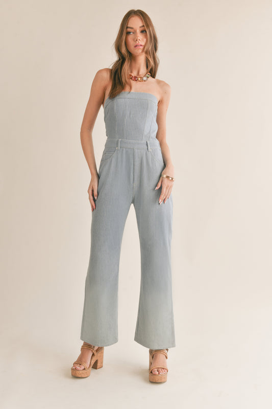 Sage the Label - Strapless Jumpsuit